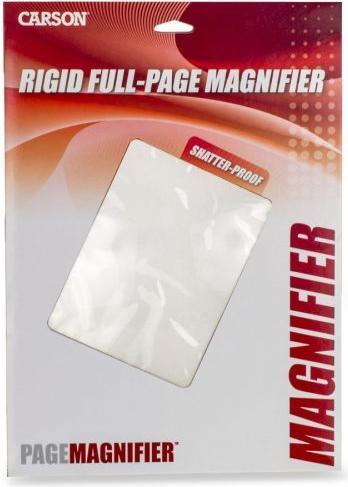 Actual product image Carson Optical Fresnel magnifying glass full-page