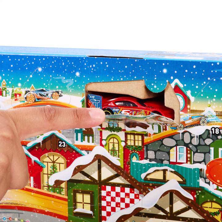 Actual product image Hot Wheels Advent calendar