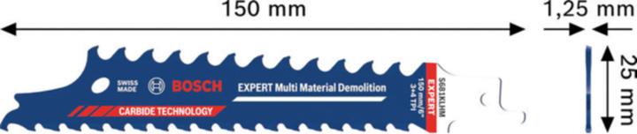 Produktbild Bosch Professional Zubehör EXPERT Multi Material Demolition S681KLHM Blatt