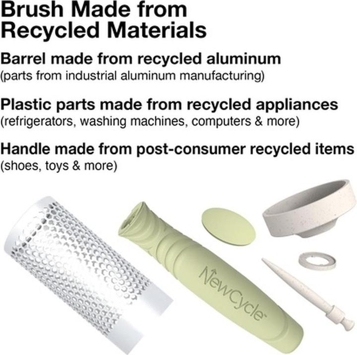 Actual product image Olivia Garden Newcycle Round Thermal Hair Brush with Ceramic