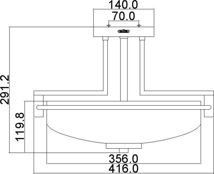 Produktbild Elstead Lighting Taylor LED Deckenleuchte G9 3-fach Poliertes Chrom IP44 (960 lm, G9)