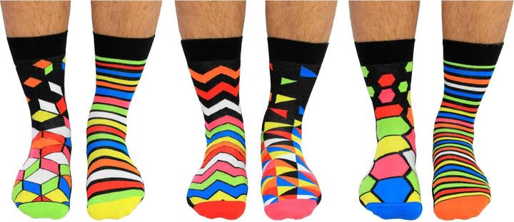 Produktbild United Oddsocks Socks Addict (3er Pack, 39 - 46)
