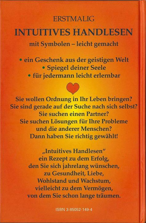 Produktbild Das 1 × 1 des intuitiven Handlesens (Deutsch, Elfriede Jahn, 2002)
