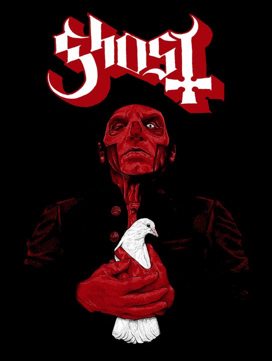 Produktbild Ghost Dove Red Logo (M)