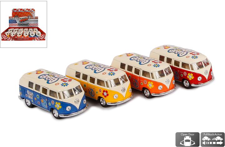 Roost VW Classical Bus Flower 520020 4 Farben 13.5x5x5cm