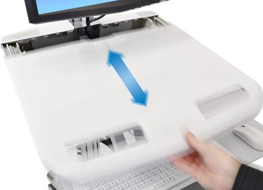 Immagine prodotto Ergotron carrello con braccio LCD, StyleView, alimentato a LiFe 1 cassetto, 24 pollici, regolabile