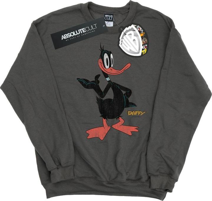Produktbild Looney Tunes Daffy Duck Distressed Sweatshirt Jungen (128)