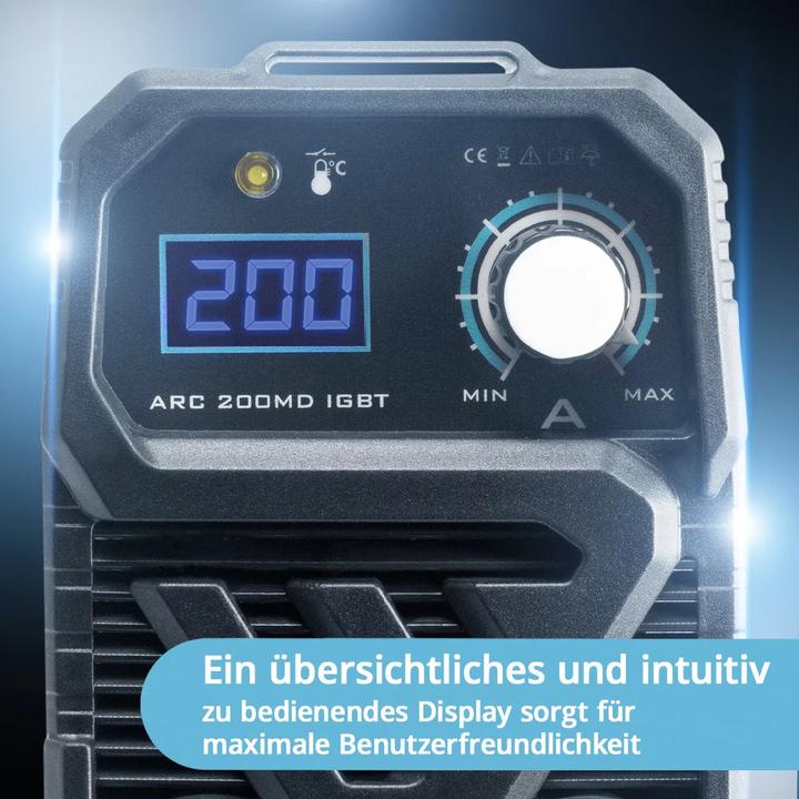 Actual product image Stahlwerk Welding unit ARC 200 MD IGBT MMA E Hand Inverter Single-Board 200 A