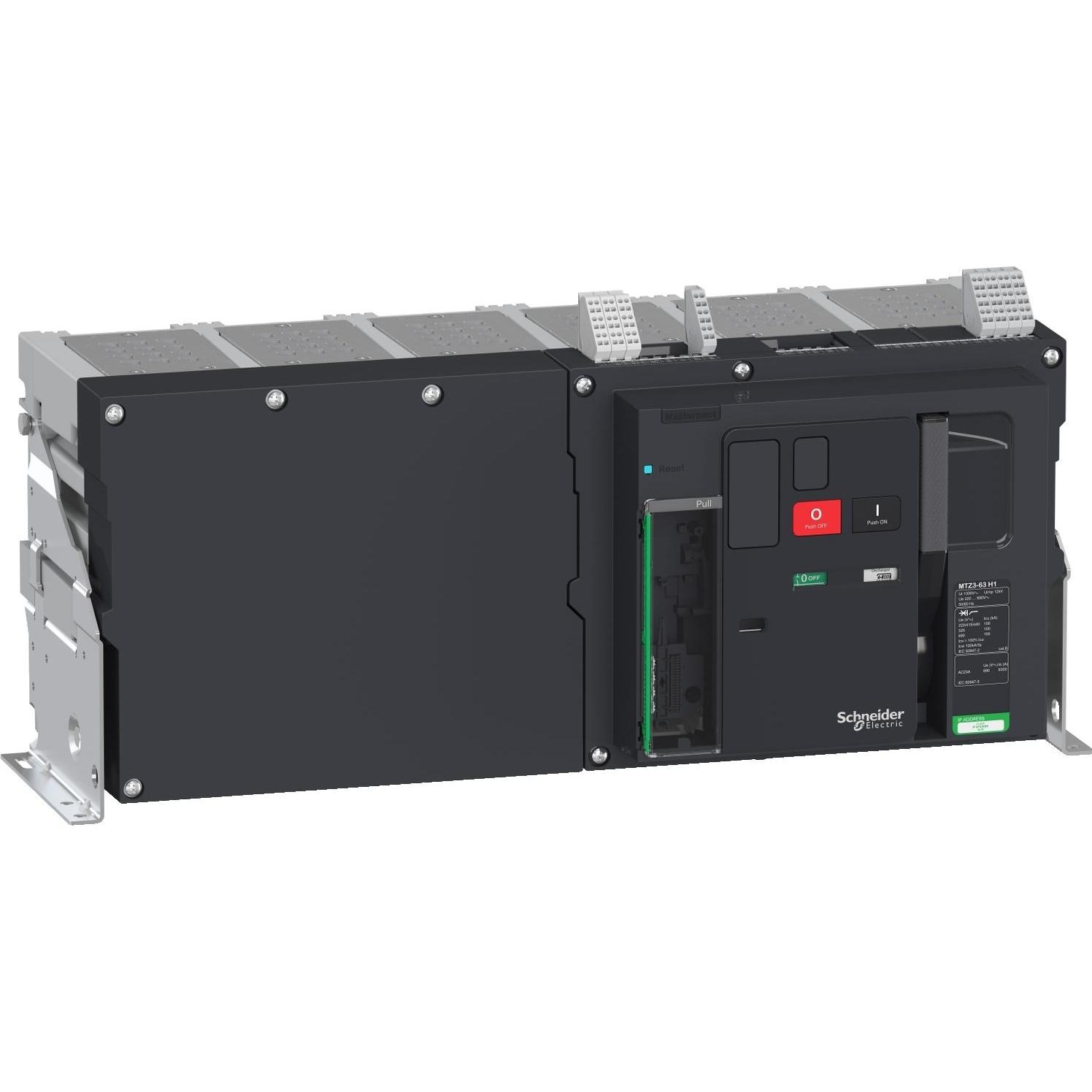Schneider Electric Masterpact MTZ3 6300A H1 Icu=100kA/440V 3P Grundschalter Festeinbau LV848118, Relais