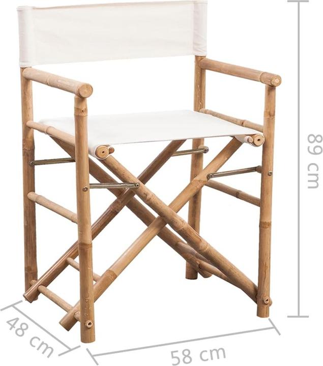 Produktbild vidaXL Regiestuhl