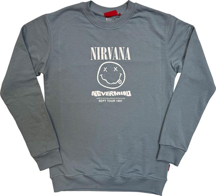 Produktbild Nirvana Unplugged Nevermind Tour 1991 Sweatshirt Rückseitiger Aufdruck (M)