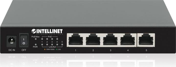 Actual product image Intellinet 5-Port 2.5G Ethernet PoE+ Switch (5 ports)