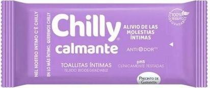 Chilly’s Chilly Intimate Hygiene Wipes Pocket Soothing Anti-Odor Ph 5 Pack Of 12 Units (Intimate washing lotion)