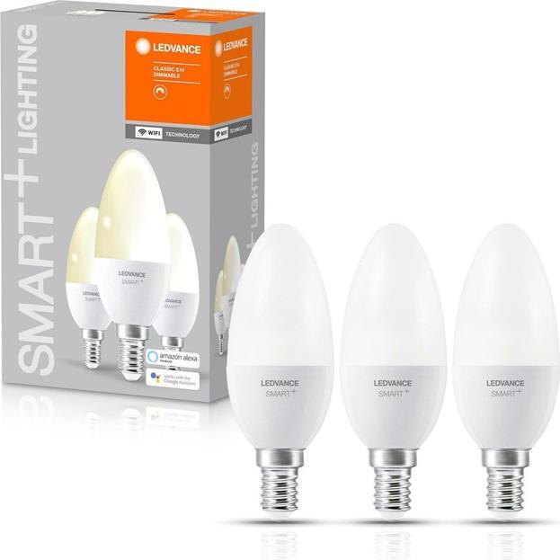 Produktbild Ledvance Smart+ Wifi Candle (E14, 470 lm, 3 x)