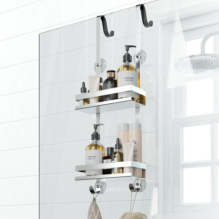 Image du produit Laimew Duschregal ohne Bohren für Glasduschtüren