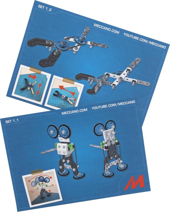Actual product image Spin Master Meccano, construction set 1, Quick Builds, MINT construction set with real tools for children aged