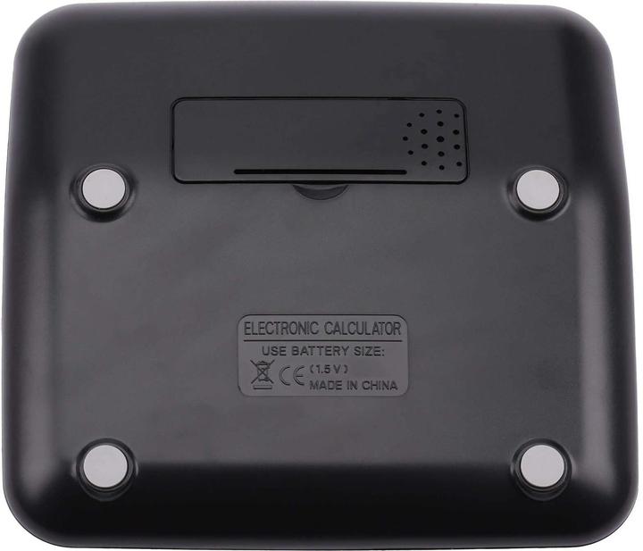 Actual product image Genie 612BK desktop calculator black (Batteries, Solar cells)