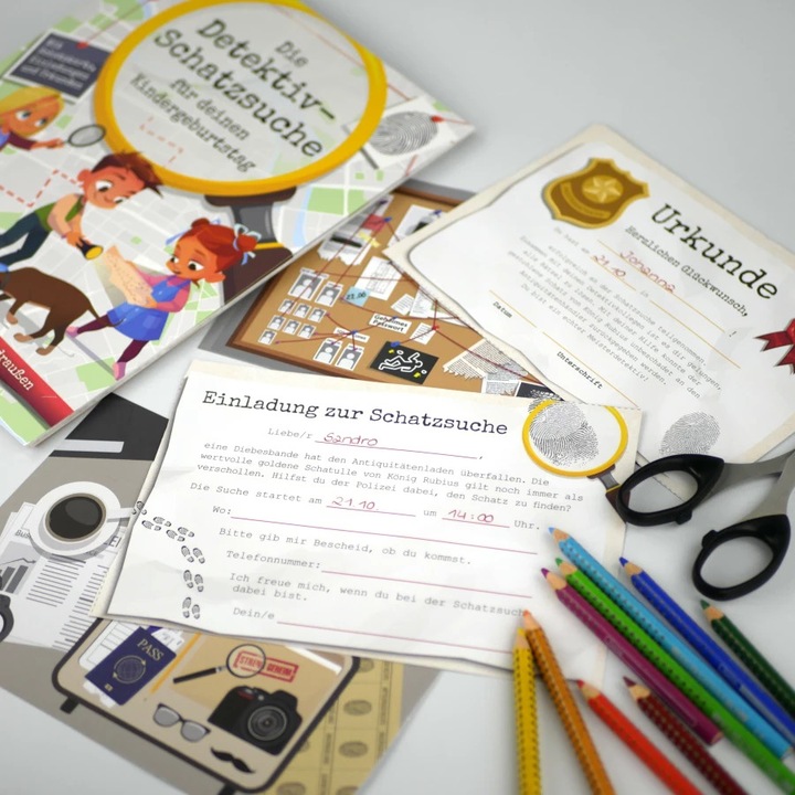 Produktbild Die Detektiv-Schatzsuche für deinen Kindergeburtstag (Deutsch, Catharina Aydemir, 2022)