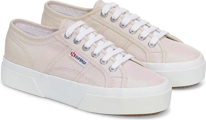 Actual product image Superga Womens/Ladies 2740 Lame Platform Trainers (38.5)