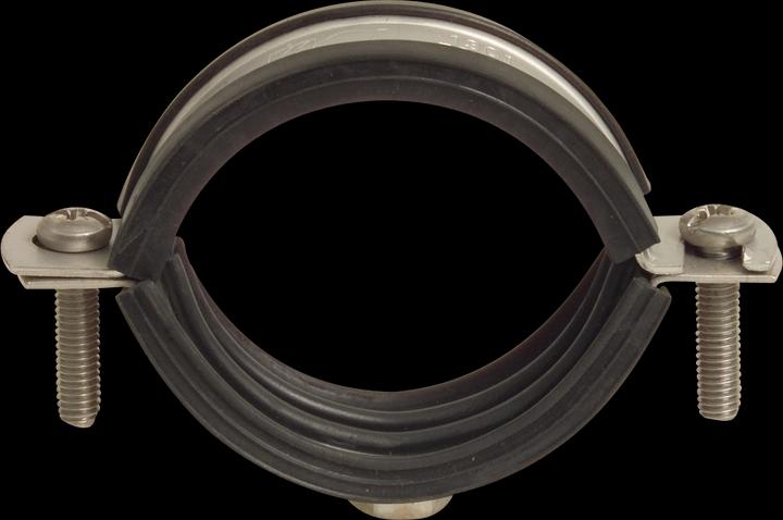 Image du produit Profec Schraubrohrschelle Stahl Verzinkt 99-105 mm x M8/M10 Innengewinde Typ 2-Teilig