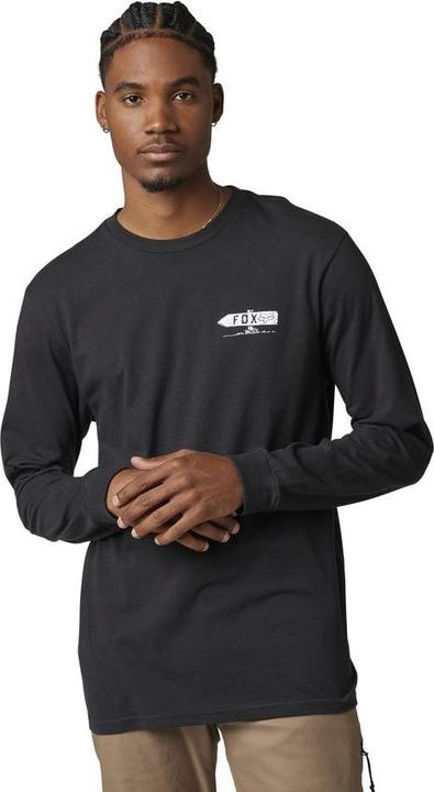 Actual product image Fox Tee 22 Net New Ls Prem Blk M (M)