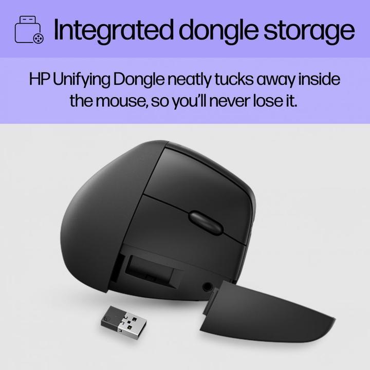 Image du produit HP 920 Ergonomic Wireless Mouse (Sans fil)