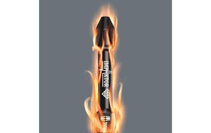 Actual product image Wera Bit-Check 10 Impaktor 1 (25.4 / 4 mm)