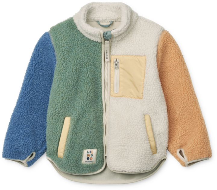 Actual product image Liewood Nolan Pile Jacke Peppermint Multi Mix (86)