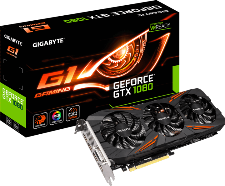 Produktbild Gigabyte GeForce GTX 1080 G1 Gaming (8 GB)