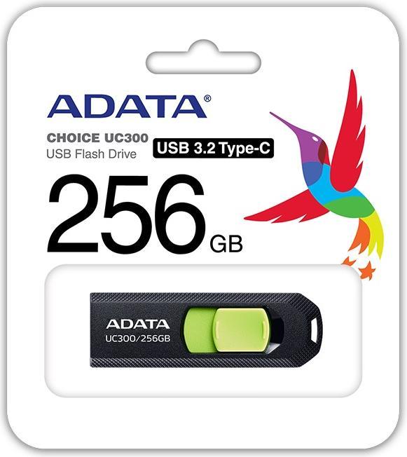 Produktbild Adata USB 256GB UC300 bkgn 3.2 USB Typ C Interface USB 3.2 Gen 1 (256 GB, USB-C)
