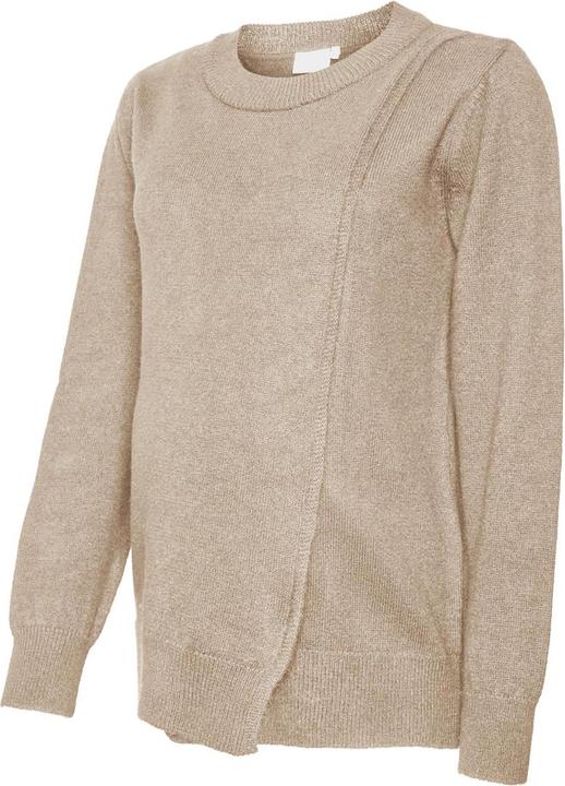 Produktbild Mamalicious Rundhals Gerippte Ärmelbündchen Pullover Gestricktes Oberteil