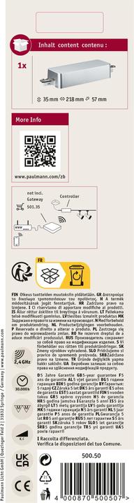 Actual product image Paulmann URail Zigbee Dimm/Switch