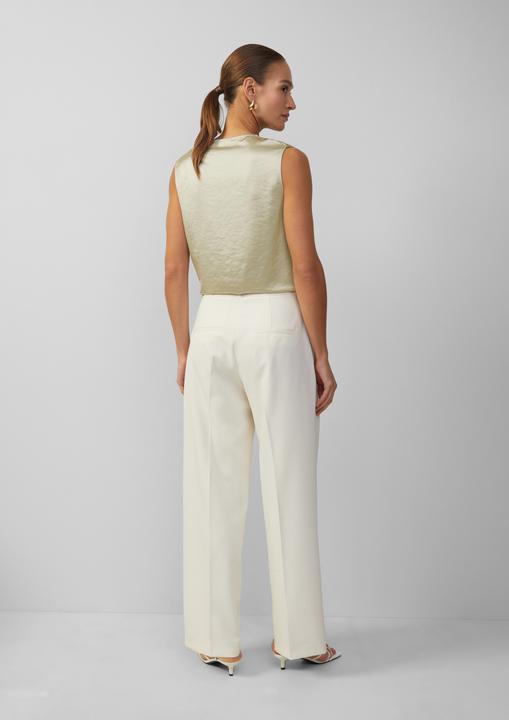 Produktbild S.Oliver Bluse Ärmellose Satinbluse mit Wasserfall-Ausschnitt (42)