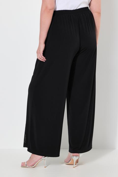 Produktbild Miamoda Hose, weit und gerade, Spitzeneinsatz (56)