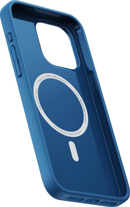 Produktbild Njord Slim Case 100% GRS MagSafe iPhone 15 Pro Max, Blau (Apple iPhone 15 Pro Max)