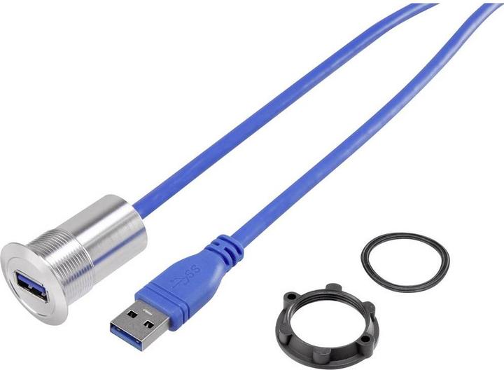 Tru Components USB A Einbaubuchse 3.0