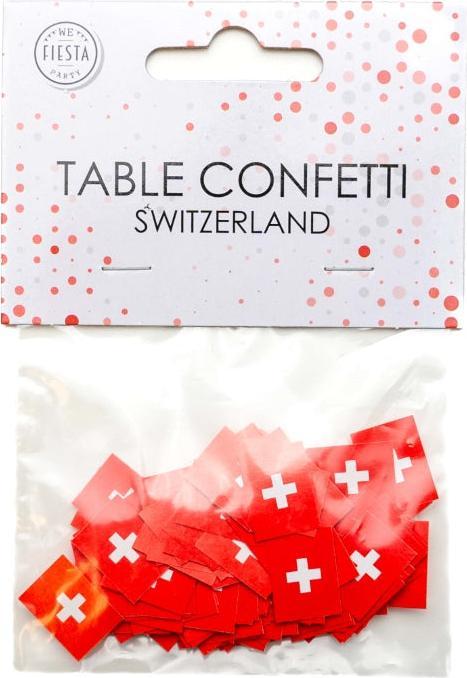 Produktbild Fiesta Tischkonfetti aus Papier - Schweiz - 150Stk. (150 Stk.)