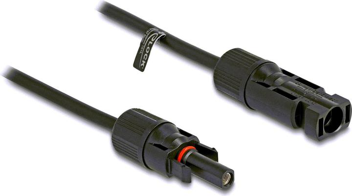Actual product image Delock DL4 Solar cable 6 mm² male to female 3 m black (Solar cable)