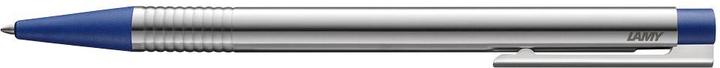Produktbild Lamy Kugelschreiber 205 logo, nachfüllbar, blauschreibende Grossraummine, matt in diversen Farben (Silber, 1 x)