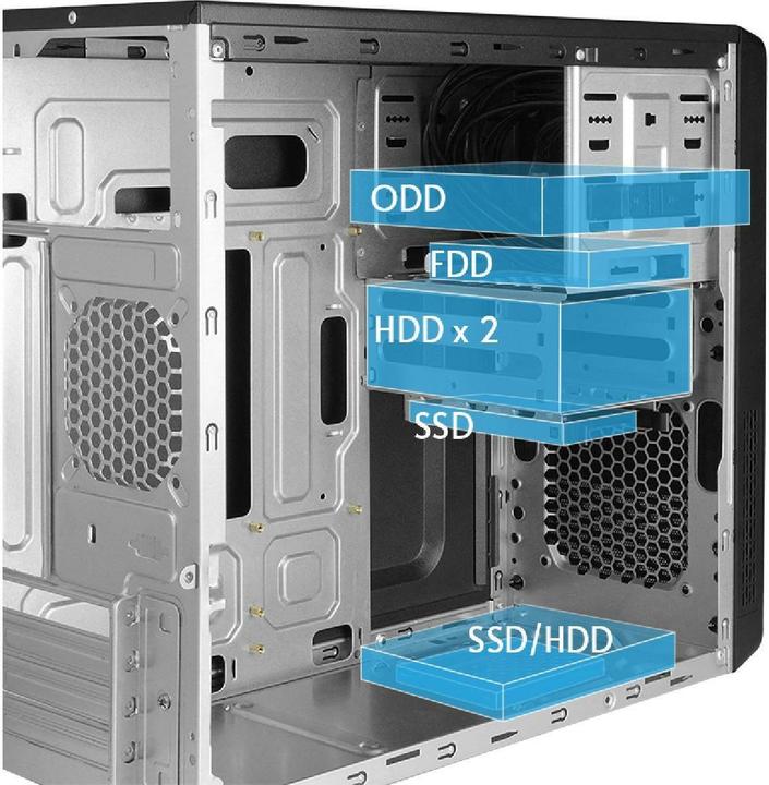 Produktbild Chieftec UB-03B-35 mATX UB-03B-350GPB (mATX, Mini-ITX)