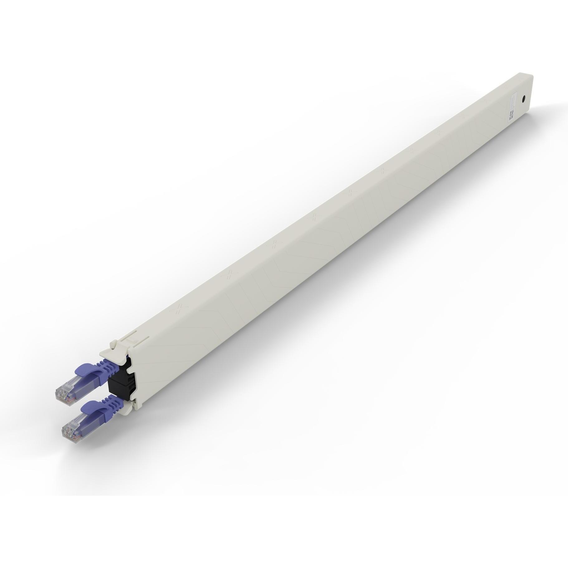 PATCHBOX one / Cassette / 30RU / Cat 6A, UTP, 1.8 m, Grau (U/UTP, CAT6a, 1.80 m), Netzwerkkabel