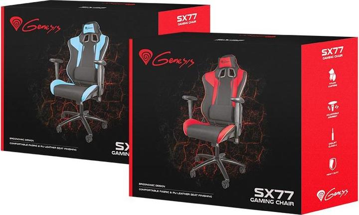 Actual product image Genesis SX77 PC Gaming Chair Padded Seat
