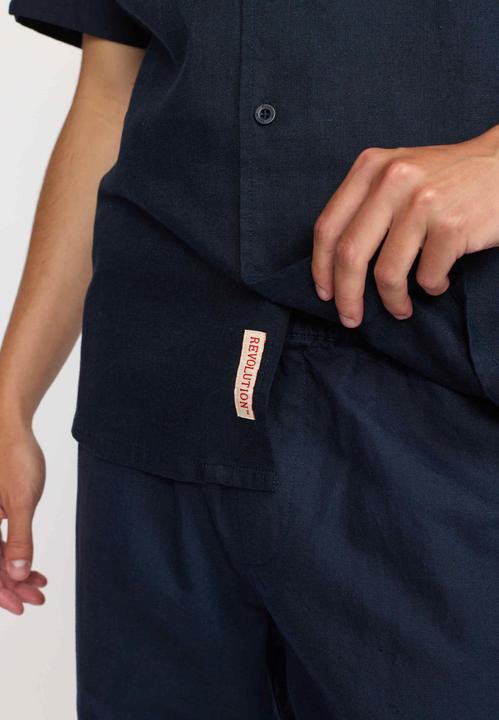 Image du produit Revolution Short-Sleeved Cuban Linen Shirt (S)