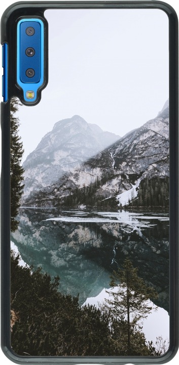Actual product image PhoneLook Cover Winter 22 snowy mountain and lake (Samsung Galaxy A7)