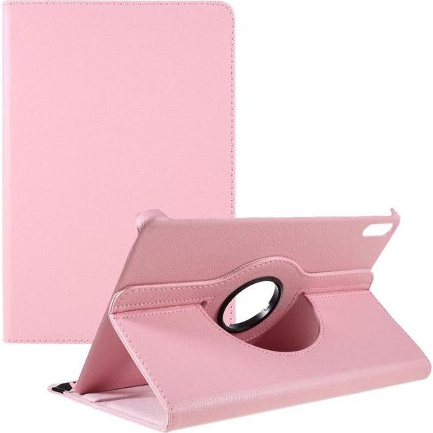 MU Classic Rotierbare Leder Hülle (Huawei MatePad 11 (2021)), Tablet Hülle, Pink