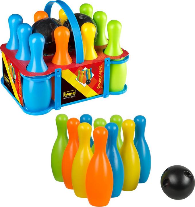 Actual product image Idena Skittles set 10 skittles + 2 balls