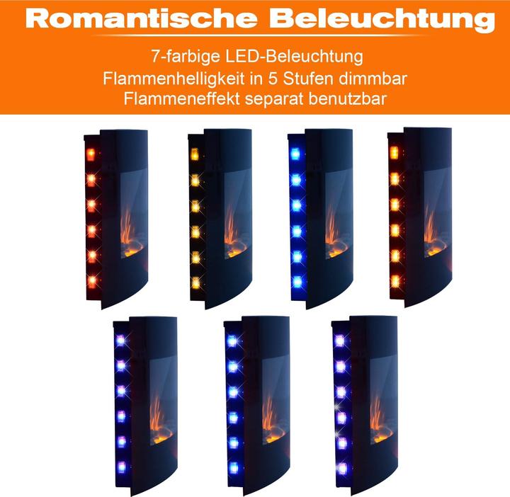 Actual product image Jamb Electric Fireplace Wall Fireplace