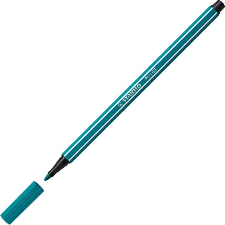 Actual product image STABILO Premium felt tip pen - Pen 68 - ARTY - pack of 30 - with 30 different colours (Multicoloured, 30 x)