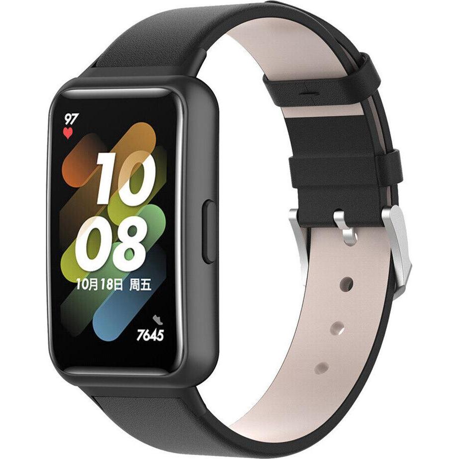 Thumbnail - Strap-it Lederarmband (Leder, Band 7), Uhrenarmband, Schwarz