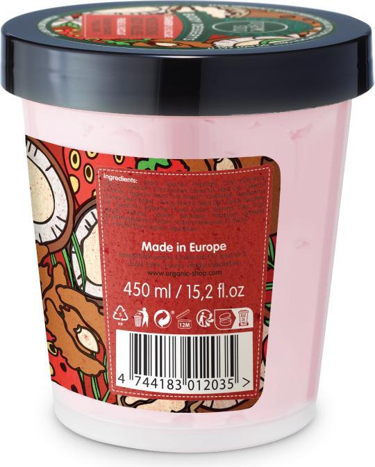 Image du produit Organic Shop Chocolat aux fraises (Crème pour le corps, 450 ml)